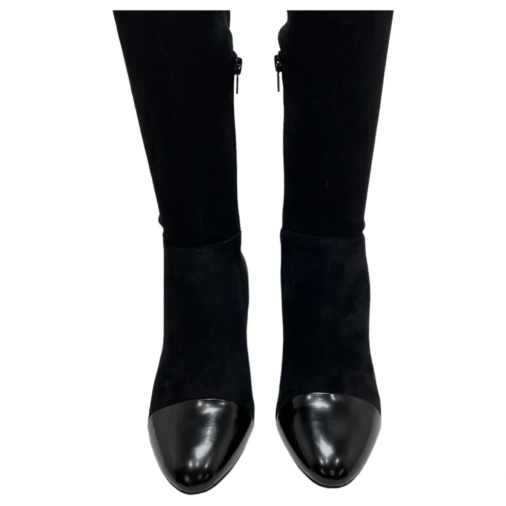 International Concepts Alvita OTK Faux Leather Suede Womens Boots Size 5.5M